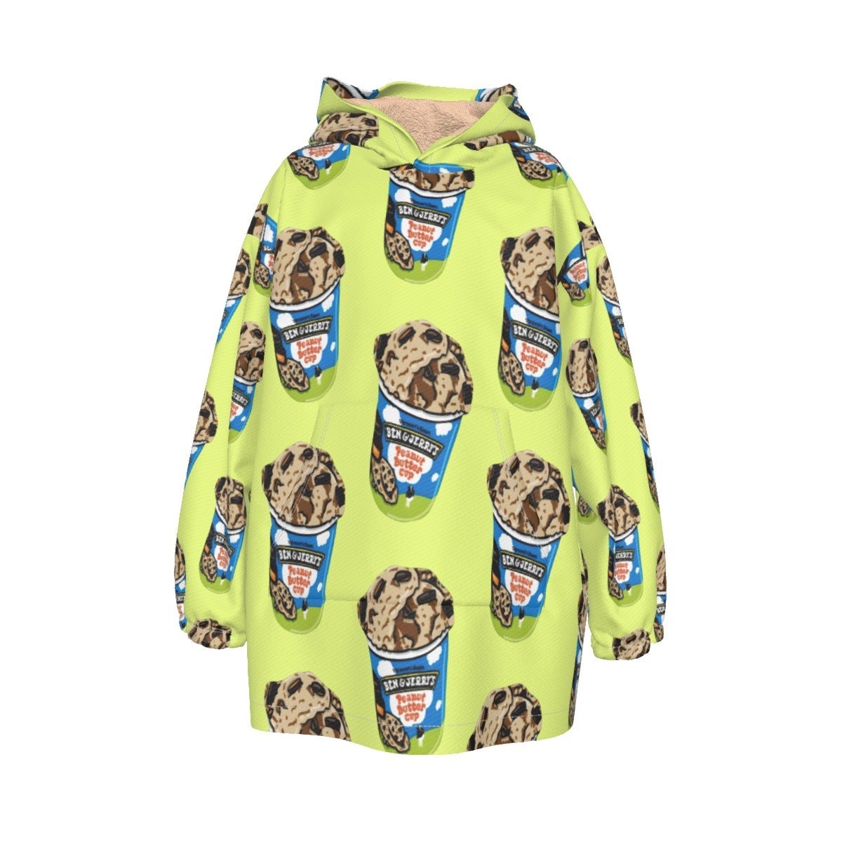 Ben Jerry s Children s Hoodie Blanket HELLO CLEO